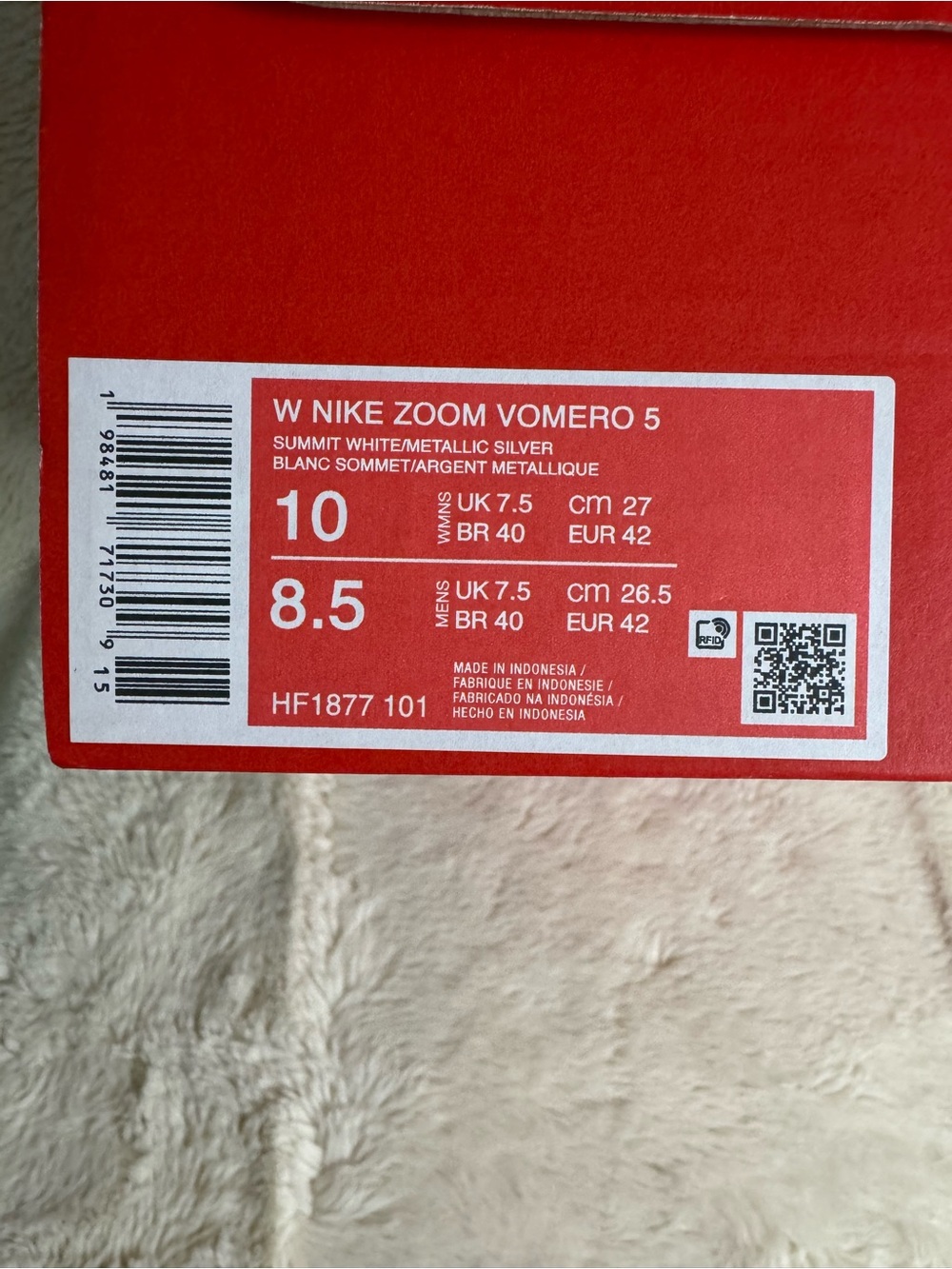 New in Box — Women’s Nike Zoom 🏎️ Vomero - Picture 6 of 7
